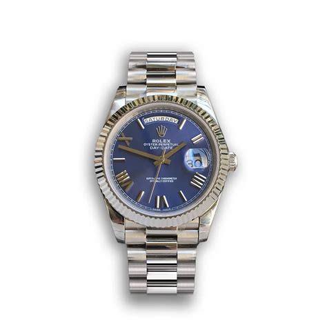 rolex day date blaues blatt|Day.